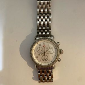 MICHELE CSX Chronograph Diamond Bezel Ladies Watch - MW03M01A1025